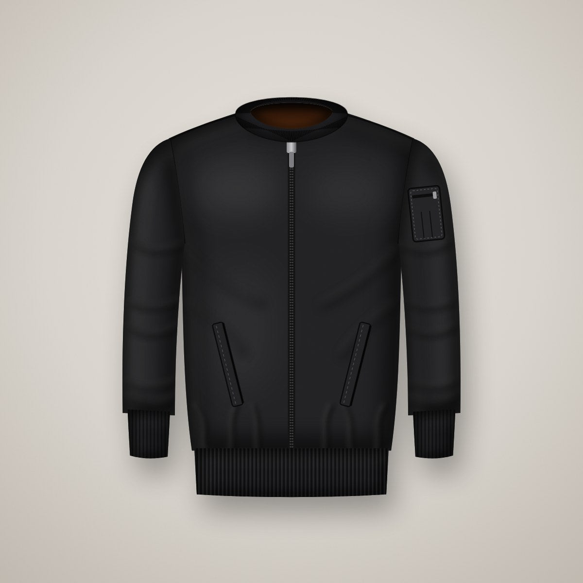 Coldframe Satin Bomber Jacket - Quilted Lining