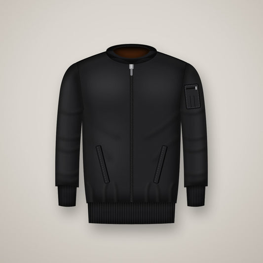 Coldframe Satin Bomber Jacket - Quilted Lining