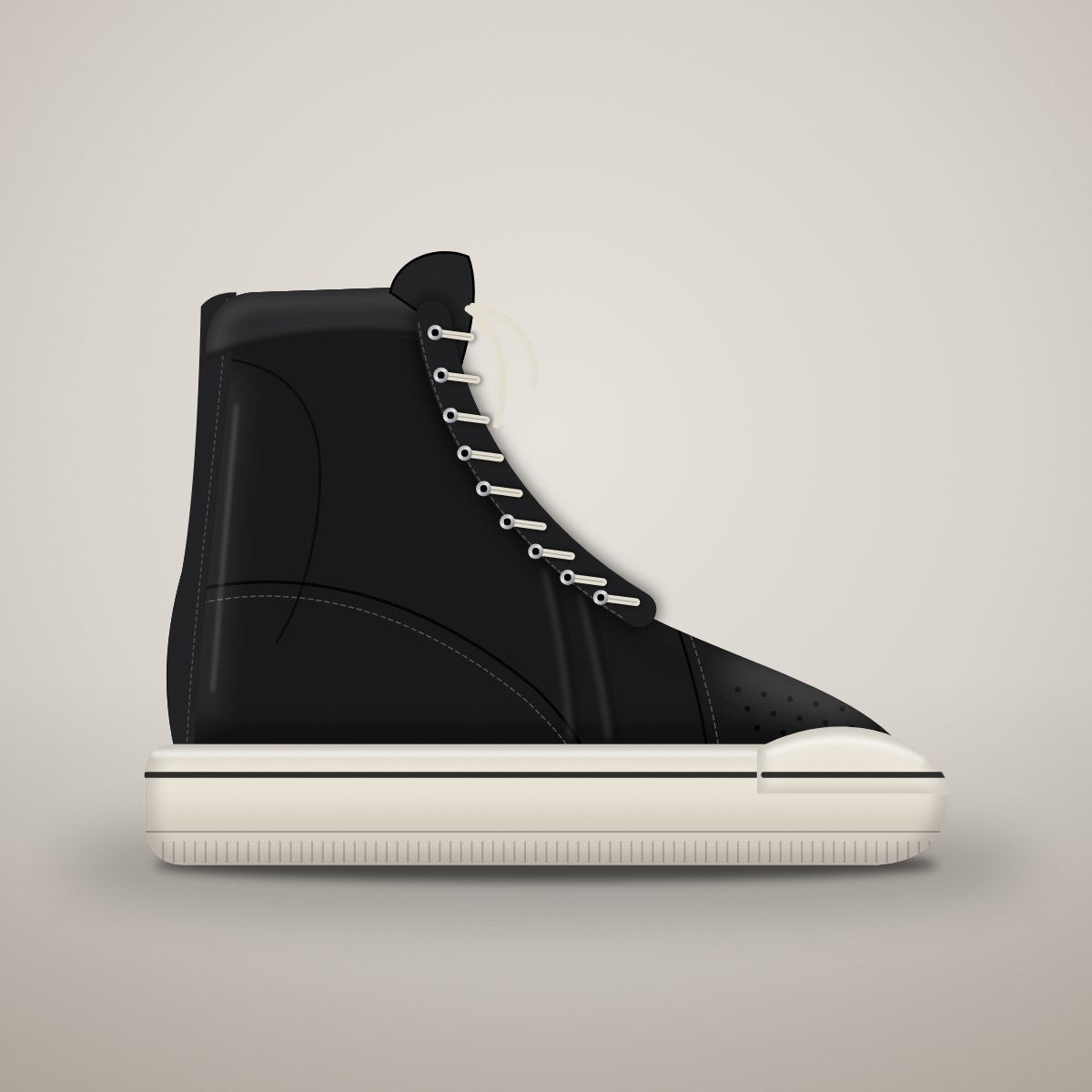 Quarry Nine High-Top Sneakers - Padded Collar